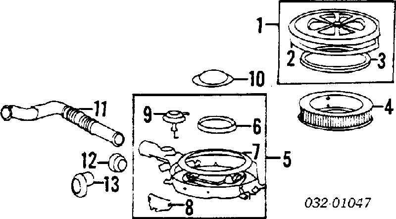 Filtr powietrza A819 Vic