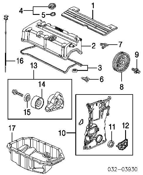 Napinacz paska napędowego Honda Civic 8 (FK1)