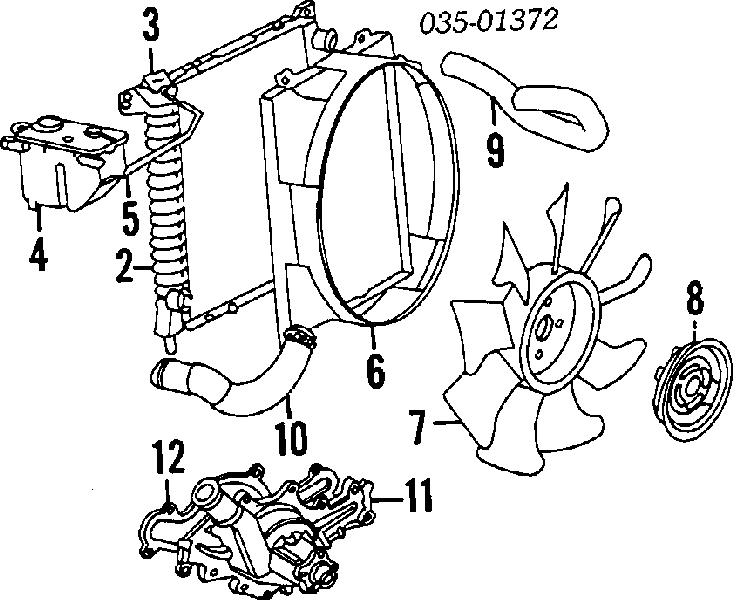 F67Z8620CA Ford pas napędowy mechanizmów