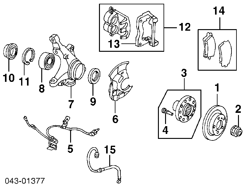 Tarcza hamulcowa przednia Subaru Outback (BM)