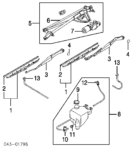 86615AA060 Subaru korek zbiornika spryskiwacza