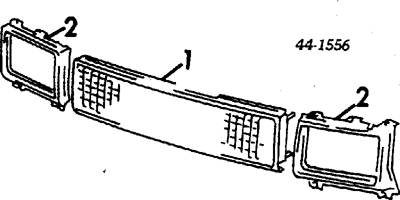 Atrapa chłodnicy do Toyota Corolla  E8