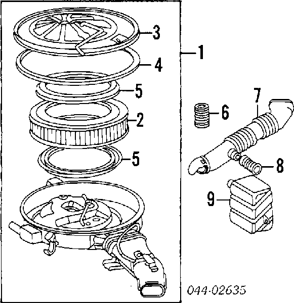 1780141050 Toyota Filtr powietrza