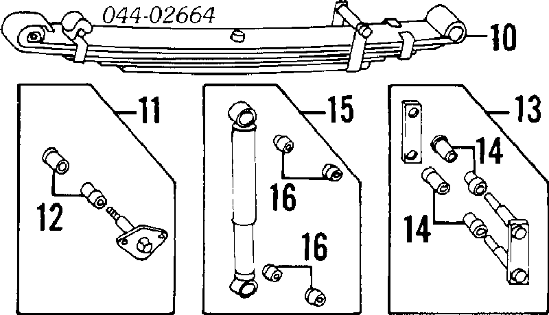 Silentblock amortyzatora tylnego do Toyota 4 Runner  N130