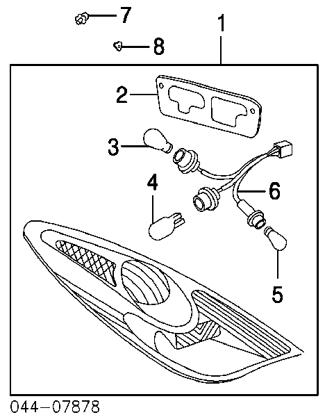 Lampa tylna Toyota Solara