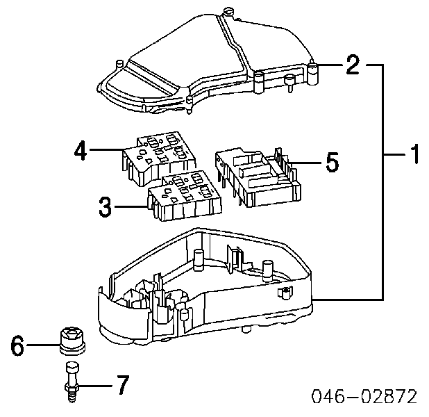 Poduszka ozdobna pokrywy silnika Audi A8 D2 (4D2, 4D8)