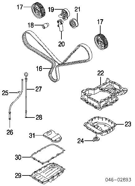 1J0907660A VAG czujnik poziomu oleju silnikowego