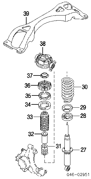 7L6511115F VAG Sprężyna tylna