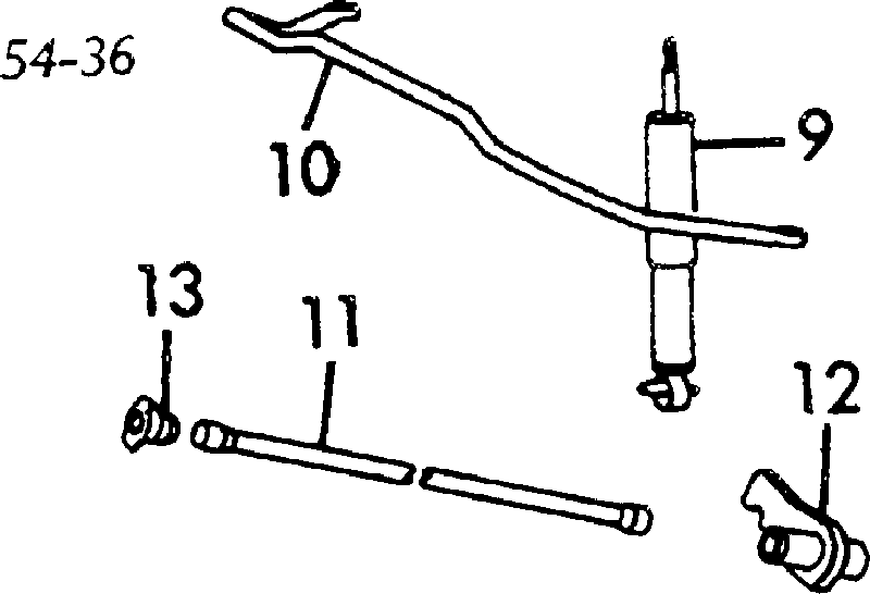MB109665 Mitsubishi Uszczelniacz drążka skrętnego