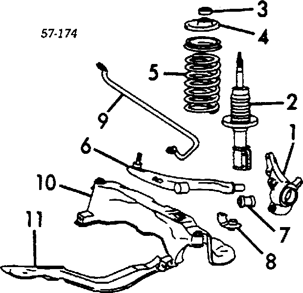 MB857526 Mitsubishi przewód hamulcowy przedni