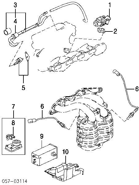 Sonda lambda czujnik tlenu przed katalizatorem Mitsubishi Grandis (NAW)