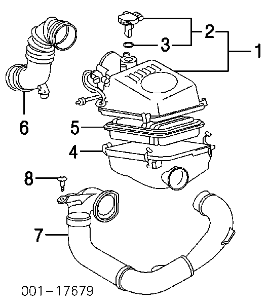 178010D020 Toyota filtr powietrza