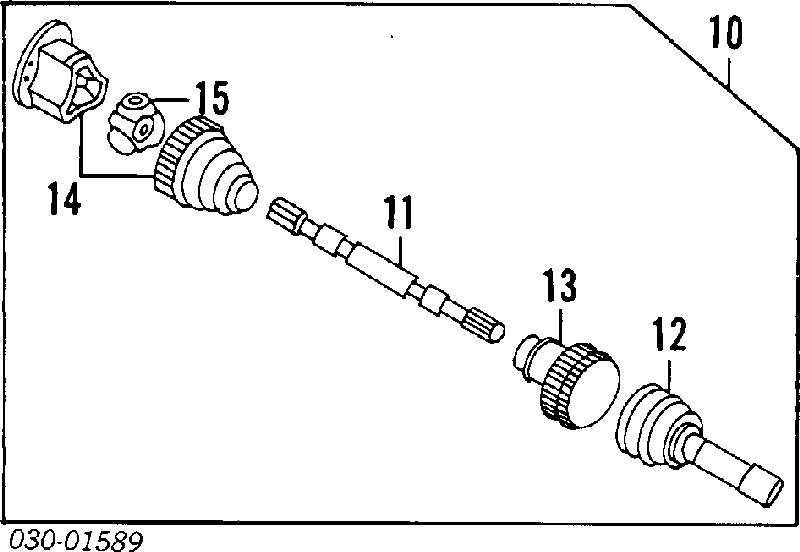 3924101E26 Toyota osłona przegubu homokinetycznego półosi przedniej zewnętrzna