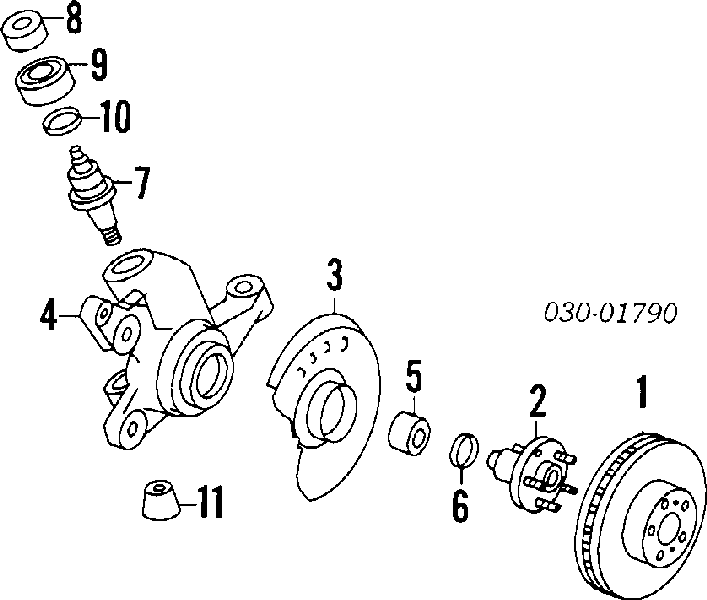 4057933P01 Nissan/Infiniti Uszczelniacz zwrotnicy przedniej