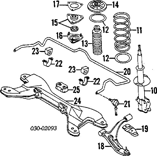 Poduszka amortyzatora przedniego 5432250Y00 NIPPON MOTORS