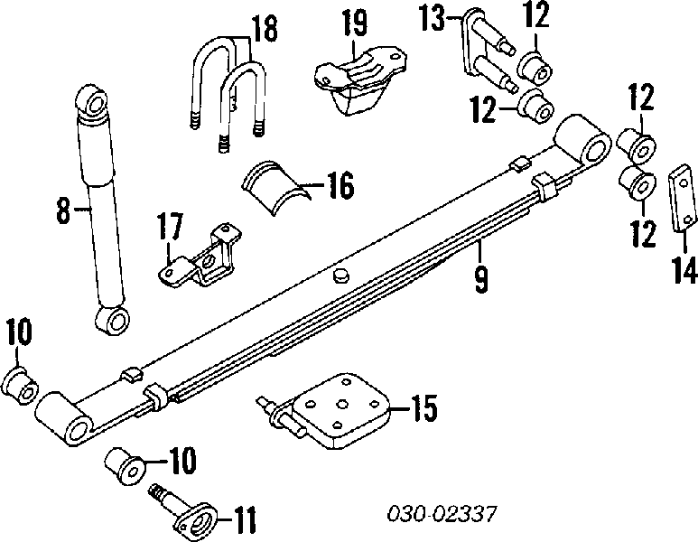 5504601G00 Nissan/Infiniti Silentblock tylnego resoru tylny