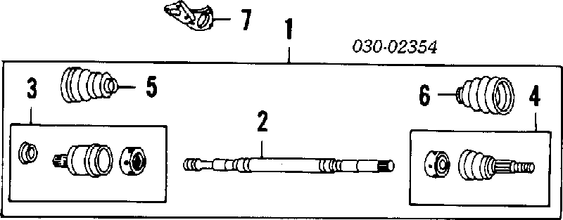 23222GA112 Subaru osłona przegubu homokinetycznego półosi przedniej zewnętrzna