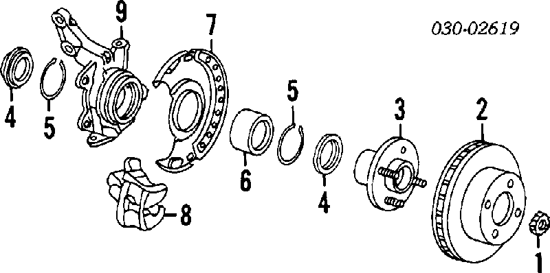 402067J101 Nissan tarcza hamulcowa przednia