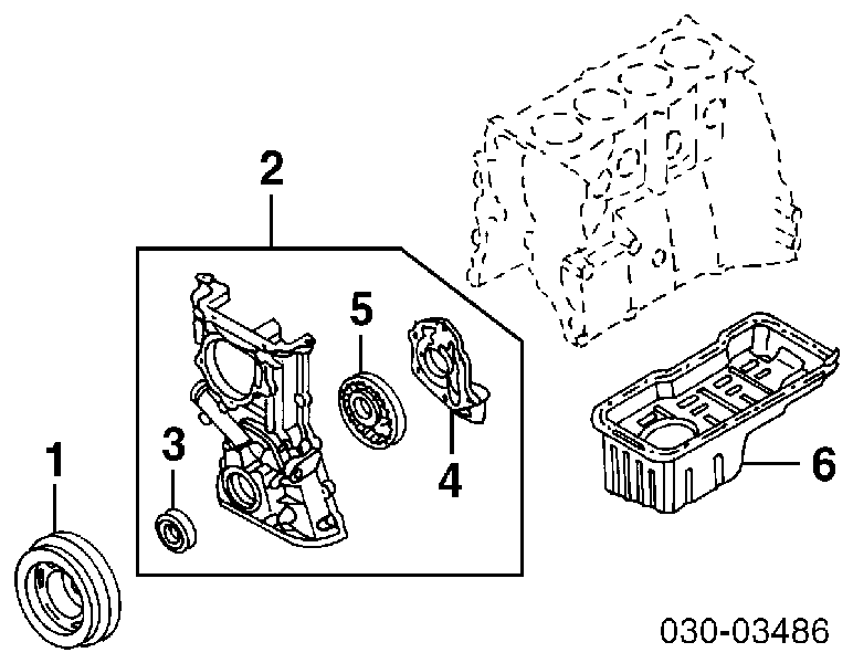 Pompa oleju NS1044 YSK