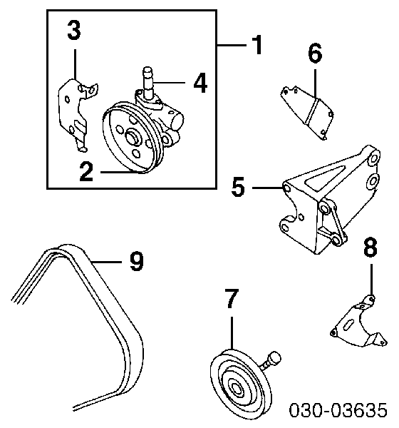 119504S100 Nissan pas napędowy mechanizmów