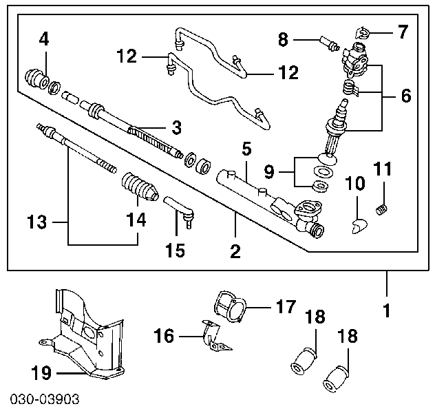 Drążek kierowniczy VKDY822013 SKF