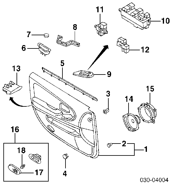 Panel przyciskowy sterowania podnośnikiem szyby przedni lewy Nissan/Infiniti 254012Y910 cena, od 129,40 USD