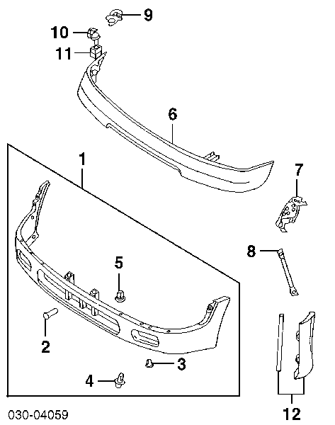 155309321 Renault (RVI) Spinka mocowania nadkola przedniego