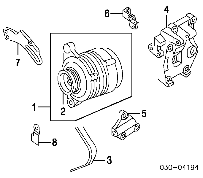 119205U011 Nissan pas napędowy mechanizmów