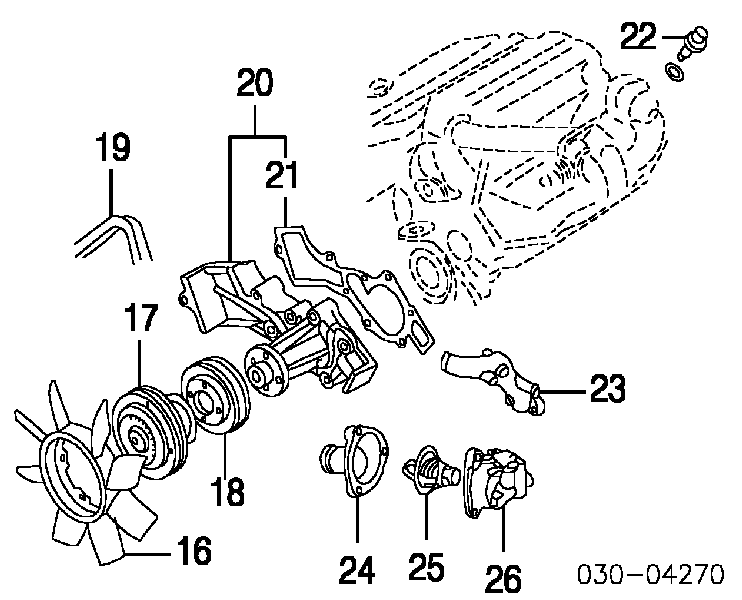 11720VC2X0 Nissan/Infiniti pas napędowy mechanizmów