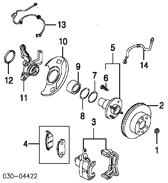 RD.3325DF2591 Rider tarcza hamulcowa przednia