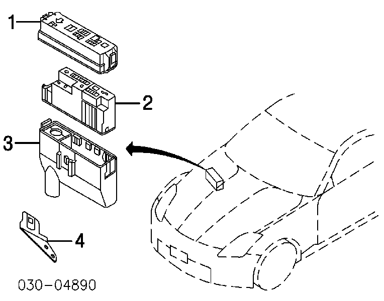 Skrzynka bezpieczników Nissan Tiida (C11X)