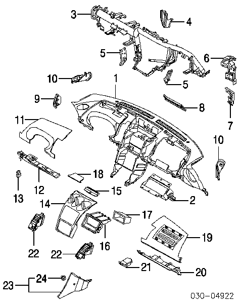 Wkładka dna nadwozia do Nissan X-Trail  T30