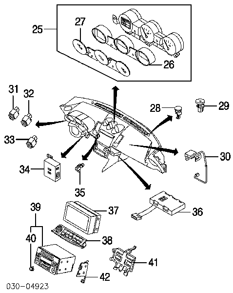 Czujnik włączania światła Nissan Primera (P12)