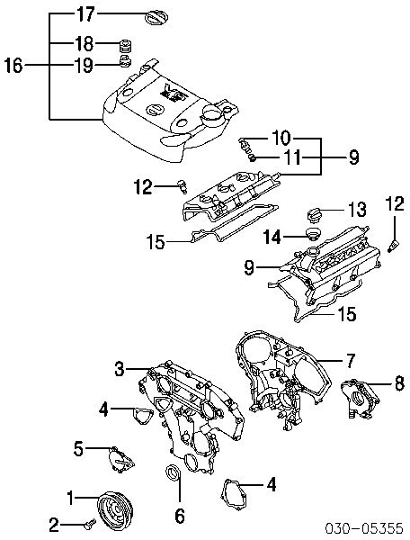 1351031U00 Nissan uszczelniacz wału korbowego przedni