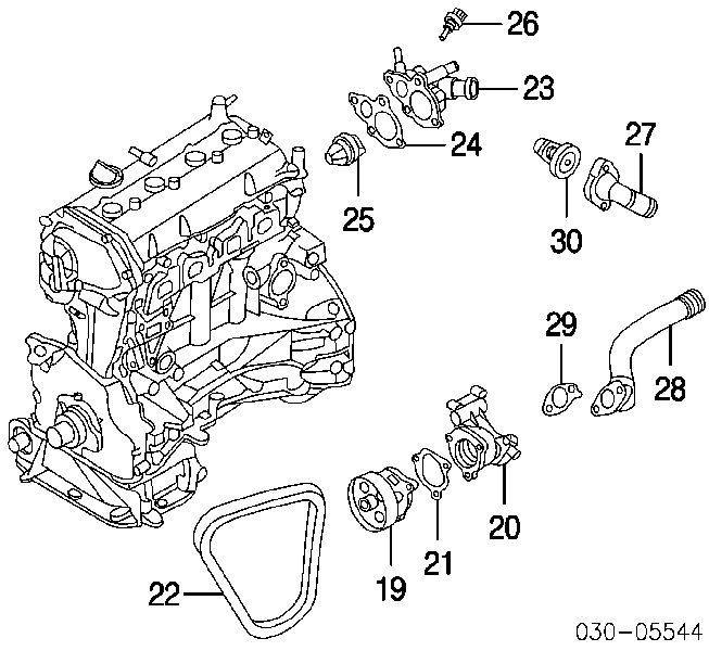 117208J000 Nissan pas napędowy mechanizmów