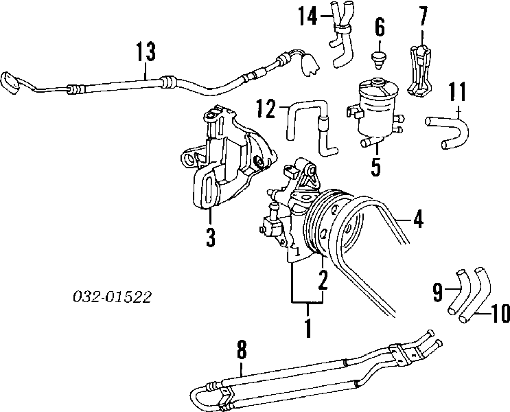 Pompa wspomagania hydraulicznego kierownicy Honda Civic V