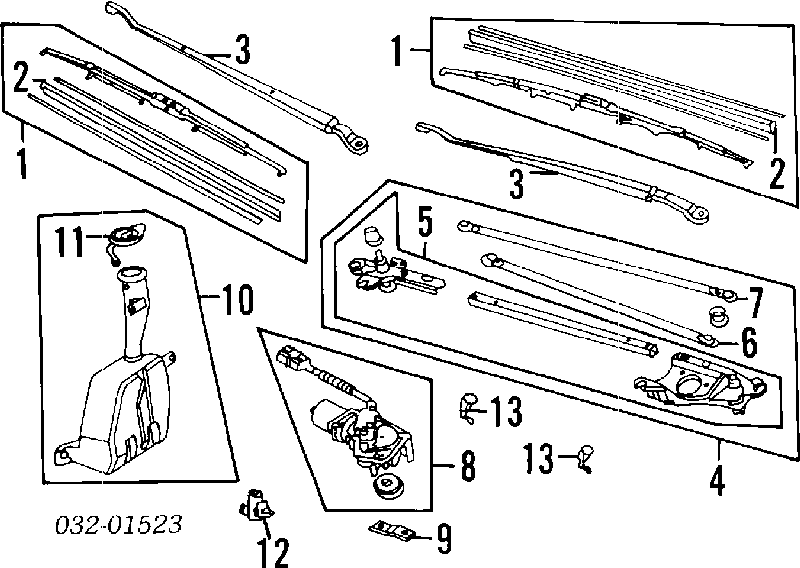 76620SM4G01 Honda pióro wycieraczki szyby przedniej kierowcy