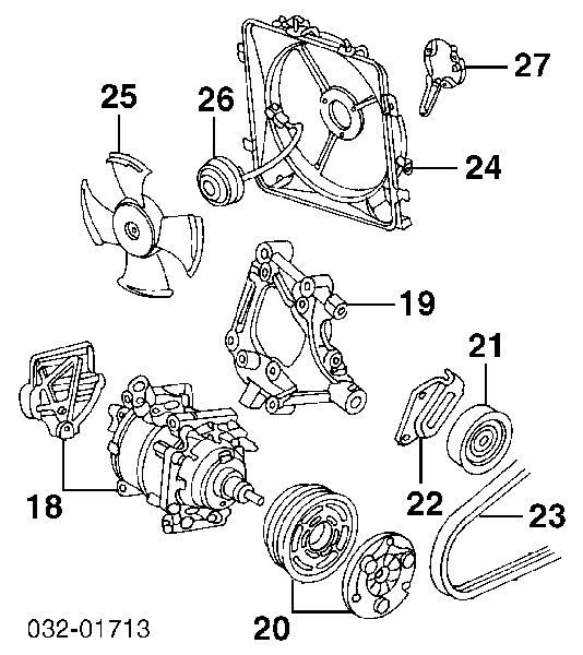 38920P2A003 Honda pas napędowy mechanizmów