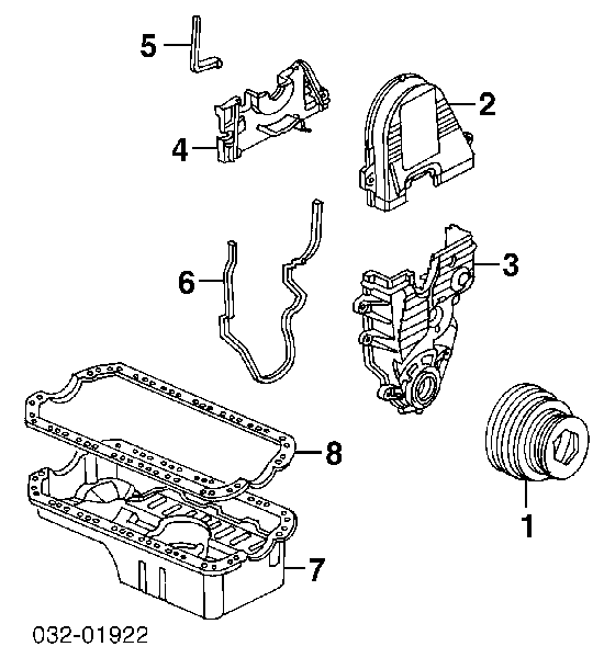 Miska olejowa silnika Honda Civic 6 (EJ9, EK3/4)