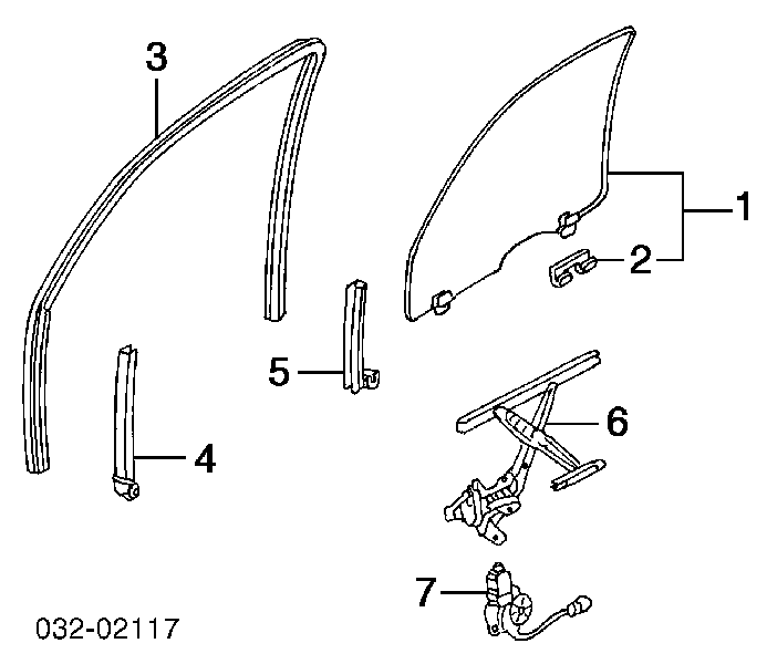 Mechanizm podnoszenia szyby drzwi przednich lewych Honda 72251S10J01 cena, od 75,13 USD