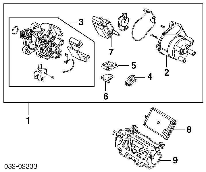 Kopułka rozdzielacza zapłonu Honda 30102P2MA01 cena, od 44,32 USD