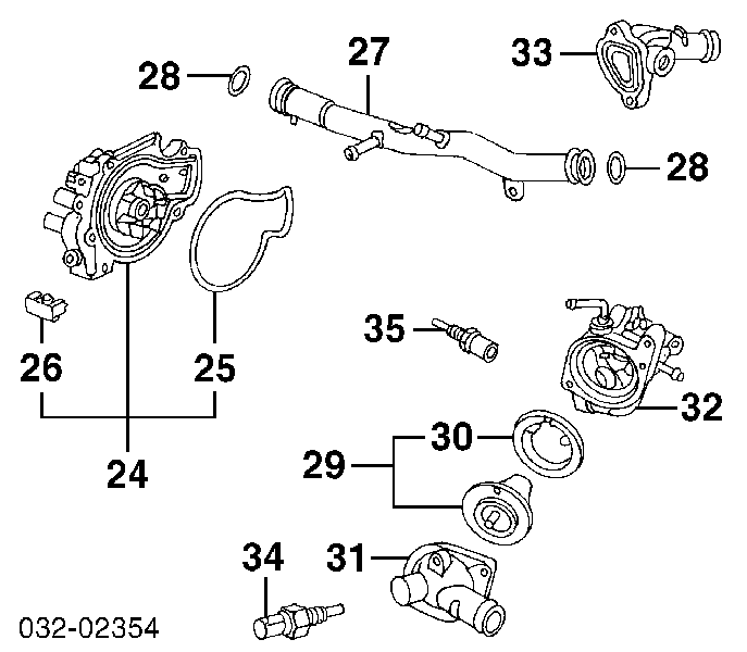 19301P13305 Honda termostat