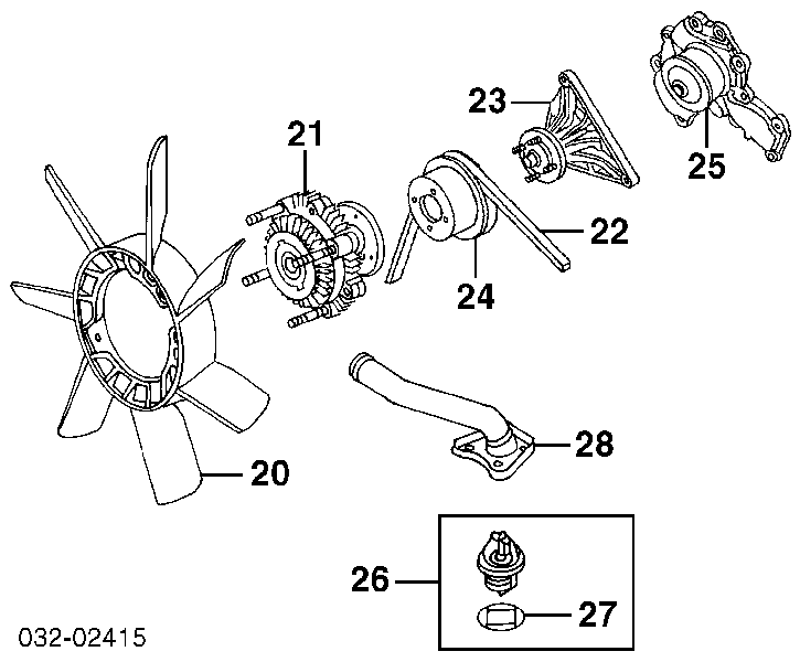 8971305610 Isuzu pas napędowy mechanizmów