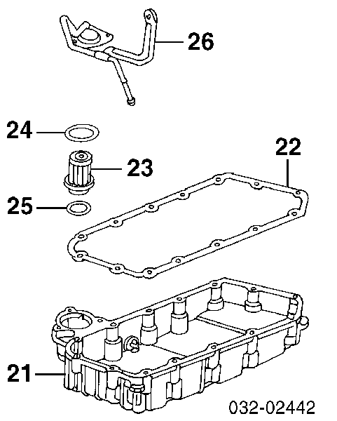 Filtr automatycznej skrzyni biegów Honda Odyssey (US)