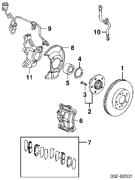 Szpilka koła przednia Honda 90113S84901 cena, od 5,94 USD