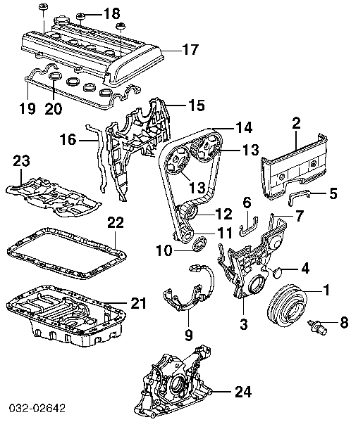 11200P30010 Honda Miska olejowa silnika