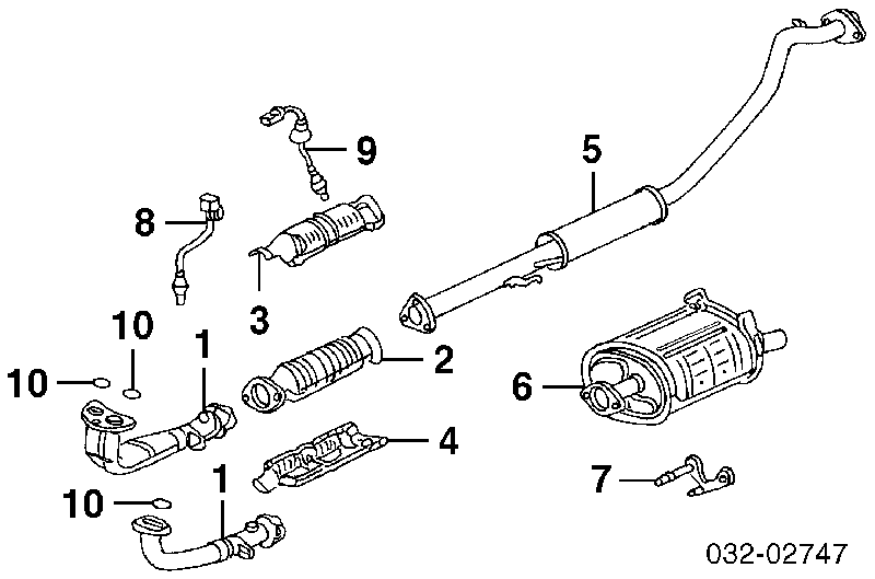 18231S10003 Honda uchwyt rury dolotowej tłumika