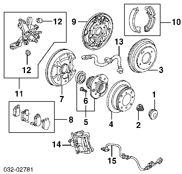 Szpilka koła tylna Honda 90113SM1005 cena, od 5,45 USD