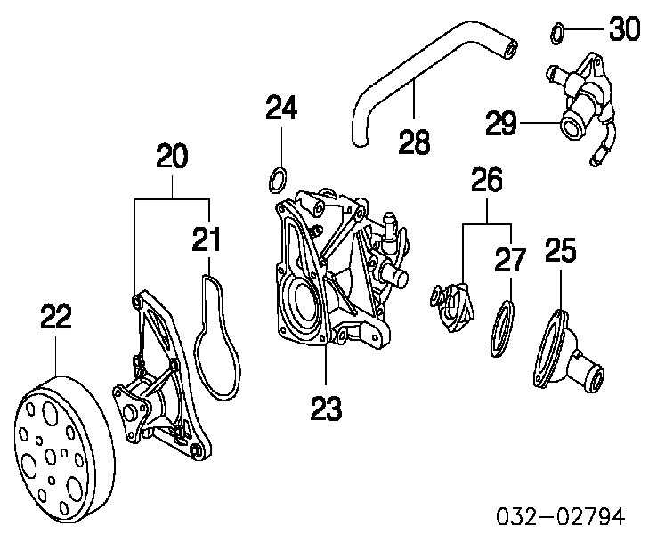 19301PR7305 Honda termostat