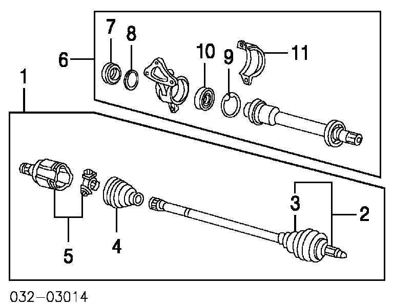 44018S84C01 Honda osłona przegubu homokinetycznego półosi przedniej zewnętrzna